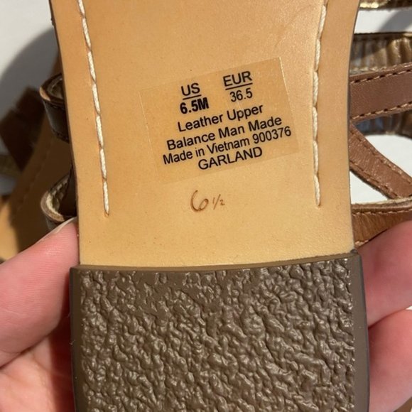 Sam Edelman NEW Garland Leather Caged Flat Sandals - Picture 5 of 6